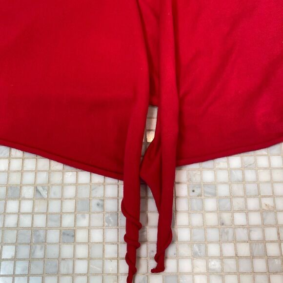 Malina Gerber Red Cardigan with Twists - Picture 7 of 10